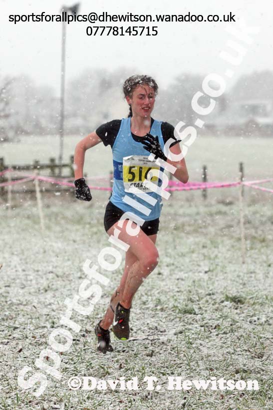 Womens under-20s North Eastern Cross Country, Sedgefield, County Durham. Photo: David T. Hewitson/Sports for All Pics